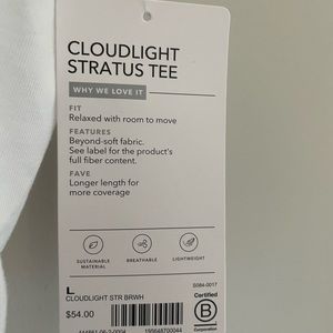 Athleta womens Cloud Light Stratus T